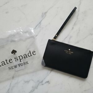Kate Spade Black Wristlet Clutch